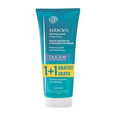 Ducray Keracnyl Schuimende Gel 200ml Promo 1+1 Gratis