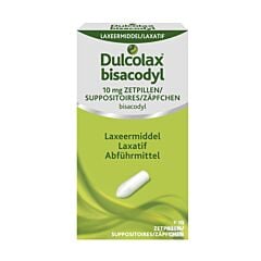 Dulcolax Bisacodyl Laxeermiddel 10mg 10 Zetpillen