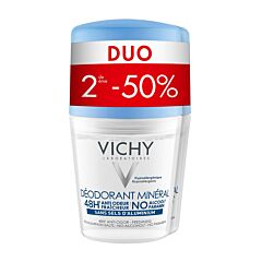 Vichy Déodorant Minéral 48h Roll-On PROMO Duo 2x40ml