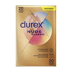 Durex Nude Classic Préservatis - 20 Pièces