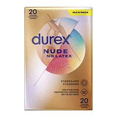 Durex Nude Sans Latex 20 Préservatifs