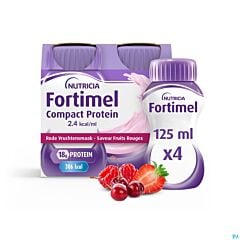 Fortimel Compact Protein 2.4kcal Bosvrucht - 4x125ml