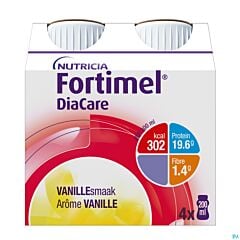 Fortimel DiaCare - Goût Vanille - 4x200ml