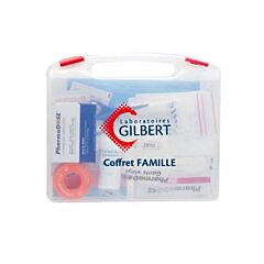 Gilbert Coffret Famille Trousse de Secours 1-4 Personnes 1 Pièce