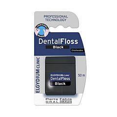 Elgydium Clinic Dental Floss Black Fil Dentaire 50m