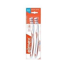 Elmex Junior 6-12 ans Brosse à Dents Manuelle Souple 2 Pièces