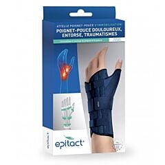 Epitact Attelle Poignet-Pouce d'Immobilisation Entorse Traumatismes Main Droite Taille S 1 Pièce