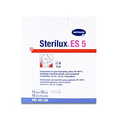 Sterilux ES 5 Steriel Kompres - 8 Lagen - 10x10cm - 12 Stuks