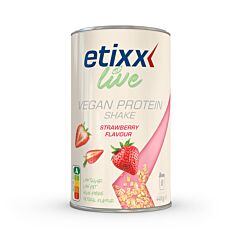 Etixx Live Vegan Protein Shake Poeder - Aardbei - 448g