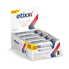 Etixx Performance Natural Oat Sport Bart Sweet & Salty Caramel 12x55g