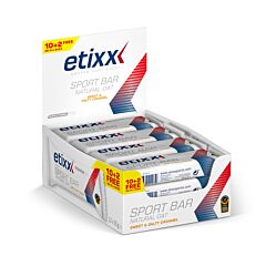 Etixx Natural Oat Sport Bar Zoet & Hartig Karamel 12x55g