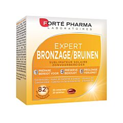 Forté Pharma Expert Bronzage Sublimateur Solaire 28 Comprimés