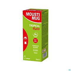 Moustimug Tropical Maxx Spray 50% Deet 75ml