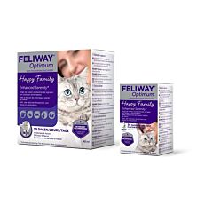 Feliway Optimum Kit de Démarrage Diffuseur + Recharge 1 Mois Flacon 48ml