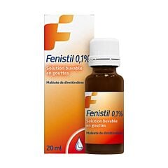 Fenistil druppels (20ml) 0,1% Drinkbare Oplossing 1mg/ml 