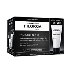 Filorga Time-Filler 5XP Gel-Crème 50ml + Nachtcrème 15ml GRATIS