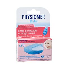 Physiomer Filtres Protecteurs Jetables pour Mouche Bébé 20 Pièces