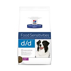 Hills Prescription Diet Food Sensitivities D/D Hondenvoer Eend/ Rijst 12kg
