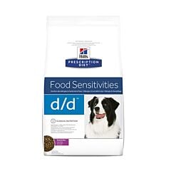 Hills Prescription Diet Food Sensitivities D/D Hondenvoer Eend/ Rijst 2kg 