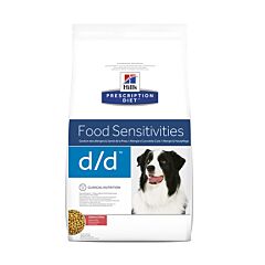 Hills Prescription Diet Food Sensitivities D/D Hondenvoer Zalm & Rijst 12kg 