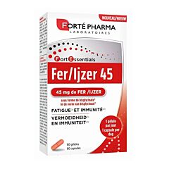 Forté Pharma Ijzer 45 - 60 Capsules