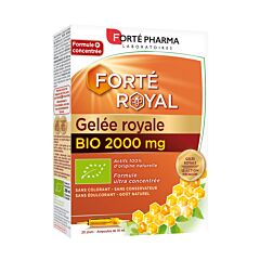 Forté Pharma Forté Royal Gelée Royale Bio 2000mg 20 Ampoules x 10ml