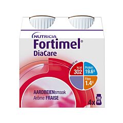 Fortimel DiaCare Aardbei 4x200ml