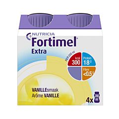 Fortimel Extra Vanille Bouteille 4x200ml