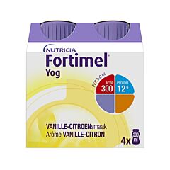 Fortimel Yog Vanille-Citron Bouteille 4x200ml