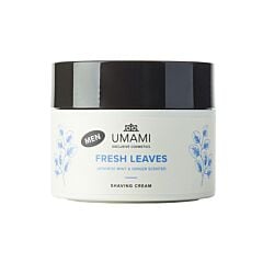 Umami Fresh Leaves Scheercrème Japanse Munt & Gember 250ml