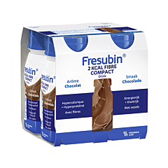 Fresubin 2KCAL Fibre Compact Drink - Chocolade - 4x125ml