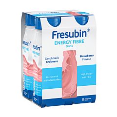 Fresubin Energy Fibre Drink - Aardbei - 4x200ml