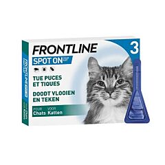Frontline Spot-On Chats 10% 3 Pipettes x 0,50ml