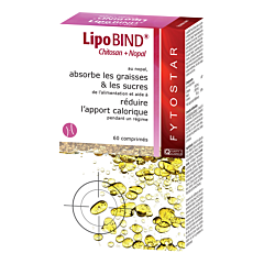 Fytostar LipoBind Chitosan + Nopal 60 Comprimés