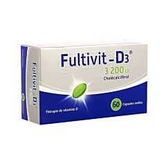Fultivit-D3 3200IU 60 Capsules Molles