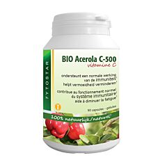 Fytostar Bio Acerola C-500 Vitamine C 90 Gélules