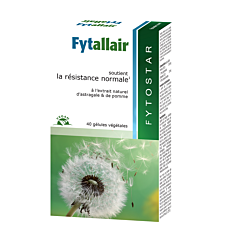 Fytostar Fytallair Résistance Normale 40 Gélules Végétales