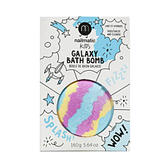 Nailmatic Kids Boule Effervescente Galaxy - Bleu-Jaune-Rose - 160g