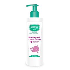 Galenco Bébé Lait de Toilette 2-en-1 Visage & Fesses Flacon Pompe 400ml