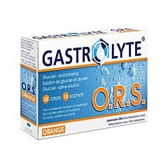 Gastrolyte O.R.S. Orange Solution de Glucose et de Sels 10 Sachets