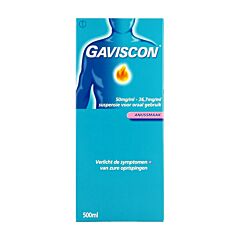 Gaviscon Anti-Reflux Suspension Buvable Goût Anis Flacon 500ml