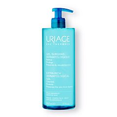 Uriage Gel Surgras Dermatologique Visage & Corps Peaux Sensibles Flacon Pompe 500ml