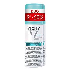 Vichy Déodorant Anti-Transpirant 48h Anti-Traces Jaunes et Blanches Spray PROMO Duo 2x125ml