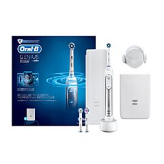 Oral-B Genius 8200W Elektrische Tandenborstel Zilver 1 Stuk