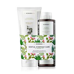 Korres Normaal Haar Aloë & Dittany Conditioner 200ml + GRATIS Aloë & Dittany Shampoo 250ml