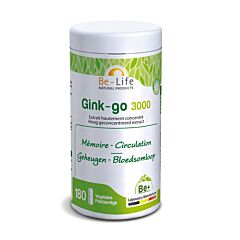 Be-Life Gink-Go 3000 Mémoire & Circulation 180 Gélules