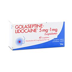 Golaseptine Lidocaine 40 Comprimés à Sucer