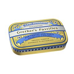 Grether's Pastilles Zwarte Bes Zonder Suiker 60g