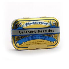Grethers Pastilles Zwarte Bes Met Suiker 60g