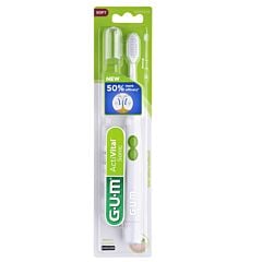 Gum ActiVital Sonic Elektrische Tandenborstel Soft Wit 1 Stuk